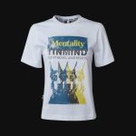 Damen T-Shirt weiß Regular Fit - Mentality