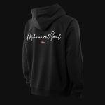 Herren Hoodie mit Kapuze schwarz - MS One