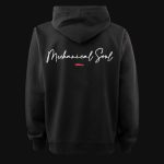 Herren Hoodie mit Kapuze schwarz - MS One - 03