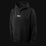 Herren Hoodie mit Kapuze schwarz - MS One - 04