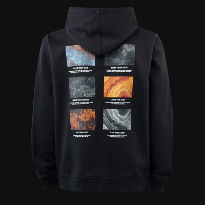 Herren Hoodie mit Kapuze schwarz - SPC