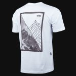 Herren T-Shirt weiß Regular Fit - Alpine Frame