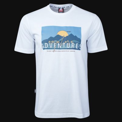 Herren T-Shirt weiß Regular Fit - SAS One