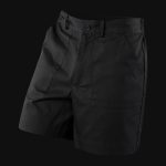 Baumwoll-Bermudas - Core Black