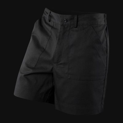 Baumwoll-Bermudas - Core Black