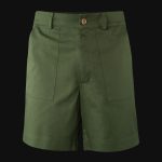 Baumwoll-Bermudas - Olive Core - 04