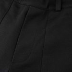 Baumwoll-Shorts aus Piqué - Black One - 04