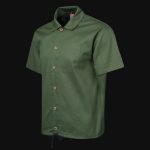 Overshirt Hemd mit kurzen Ärmeln - Olive Comfort - 02