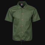 Overshirt Hemd mit kurzen Ärmeln - Olive Comfort - 06