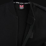 Schwarzer Regular-Fit Hoodie mit Reißverschluss - Boxy - 02