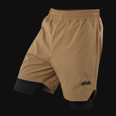 Sportshorts mit Innenhose - Sand Motion
