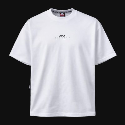 Weißes Weites T-Shirt - 1INMIND CL