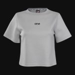 Kurzes T-Shirt Grey