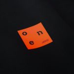 Hoodie mit Kapuze schwarz Clean ORNG - 02