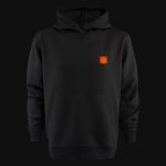 Hoodie mit Kapuze schwarz Clean ORNG