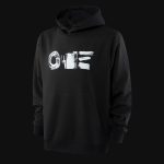 Hoodie mit Kapuze schwarz Code One - 02