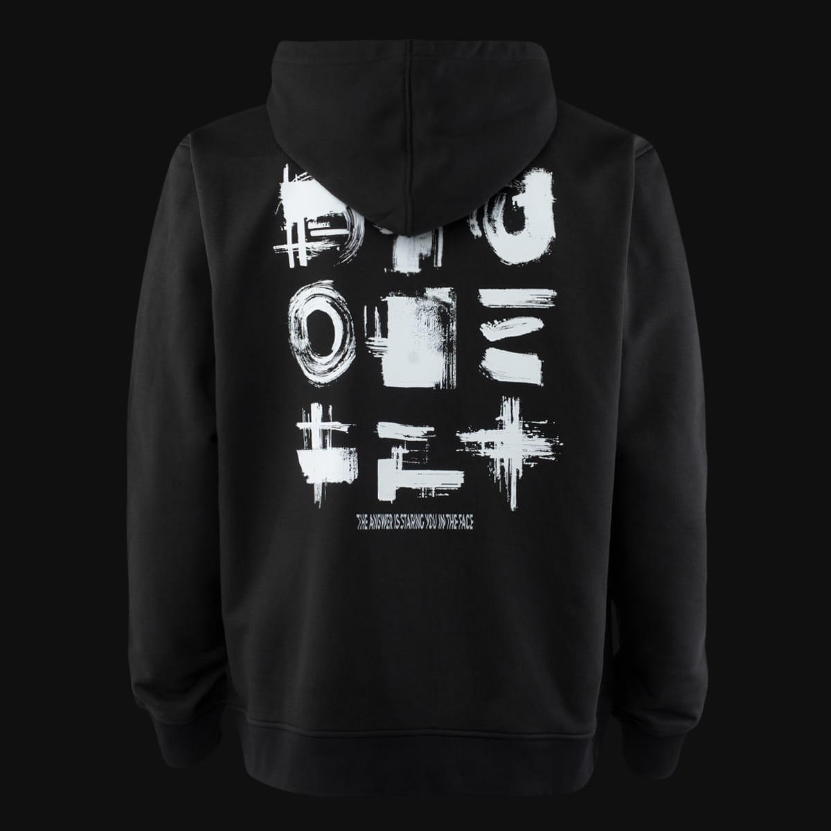 Hoodie mit Kapuze schwarz Code One Hoodie mit Kapuze schwarz Code One