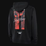 Hoodie mit Kapuze schwarz Eleven - 05