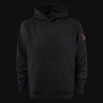 Hoodie mit Kapuze schwarz Eleven - 07