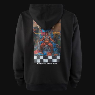 Hoodie mit Kapuze schwarz MOT