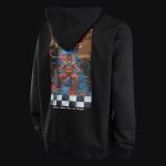 Hoodie mit Kapuze schwarz MOT - 08
