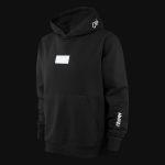 Hoodie mit Kapuze schwarz Subject 01 - 04