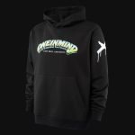 Hoodie mit Kapuze schwarz Y2K One