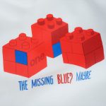 Hoodie mit Kapuze weiß Blocks One - 04