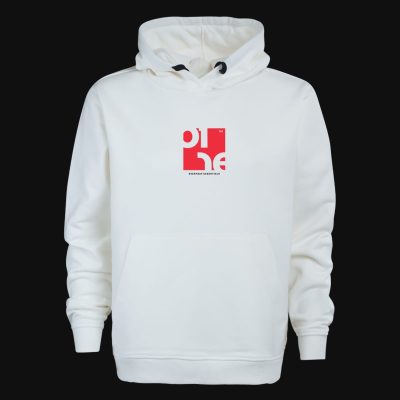 Hoodie mit Kapuze weiß Clean Core White