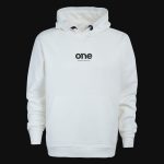 Hoodie mit Kapuze weiß Clean Essentials