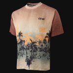Leinen T-Shirt Regular Fit Palms One - 06